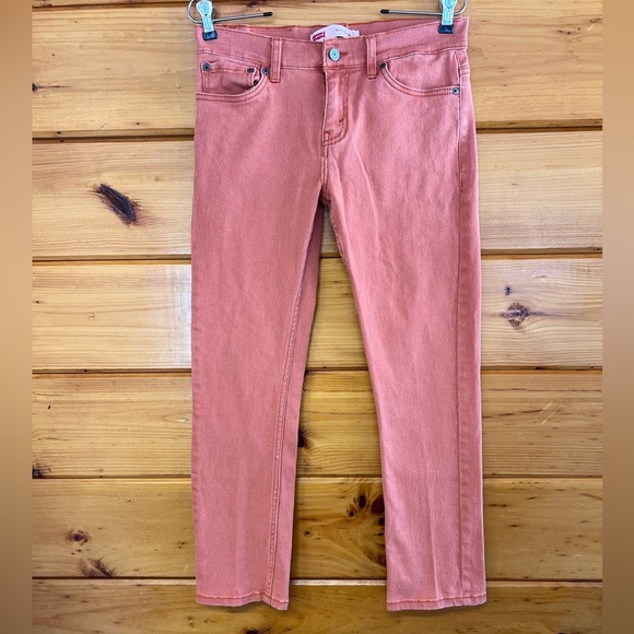 Levi's 511 Boy's Slim From Hip To Ankle Stretch Terracotta Jeans 28X28  (16R) - Picture 1 of 4